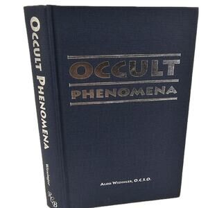 Occult Phenomena In the Light of Theology Alois Wiesinger Hardcover Book 1999